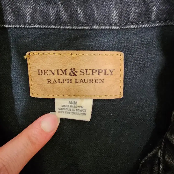 [BUNJANG] Denim &amp; Supply Ralph Lauren Black Denim Jacket M / Denim&amp;Supply 랄프로렌 블랙 데님 자켓 M