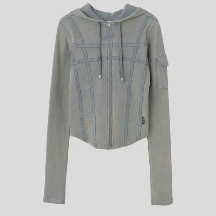 [BUNJANG] Sculptor Washed Zip-up Sage Jacket / 스컬프터 워시드 집업 sage