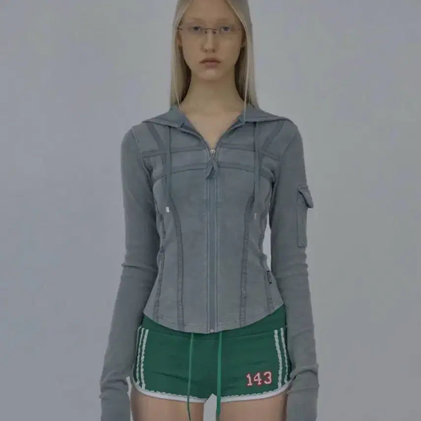 [BUNJANG] Sculptor Washed Zip-up Sage Jacket / 스컬프터 워시드 집업 sage