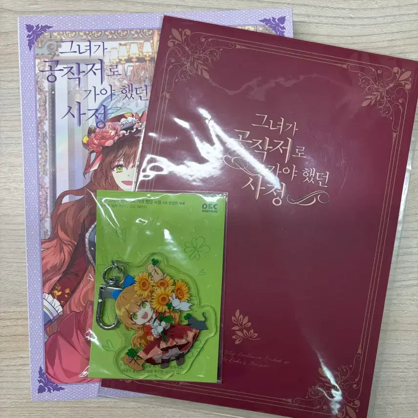 [BUNJANG] She Has to Go to the Duke's Mansion Limited Edition Goods / 그녀가 공작저로 가야 했던 사정,3~6권 한정판 굿즈(책포함),그공사