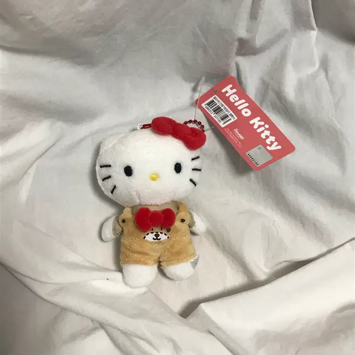 [BUNJANG] Hello Kitty Overalls Keyring / 멜빵 헬로키티 정품 키링