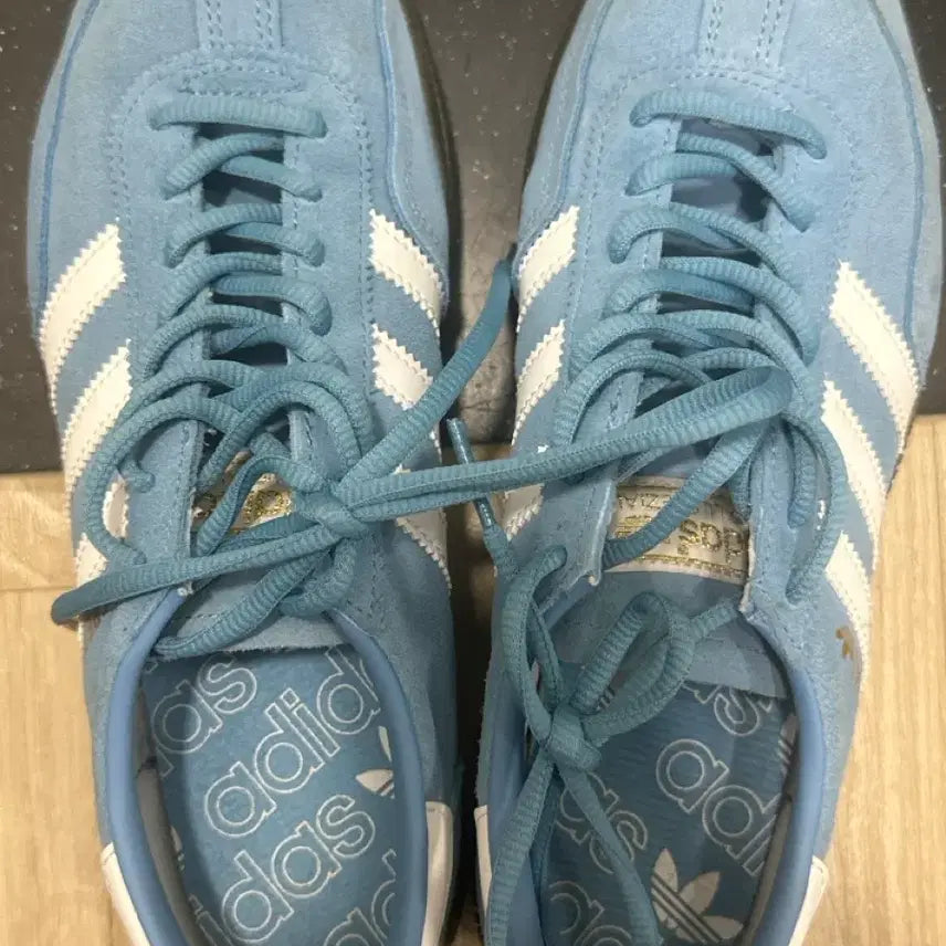 [BUNJANG] Adidas Spezial Handball Light Blue Sneakers / 아디다스 스페지알 핸드볼 라이트블루 235