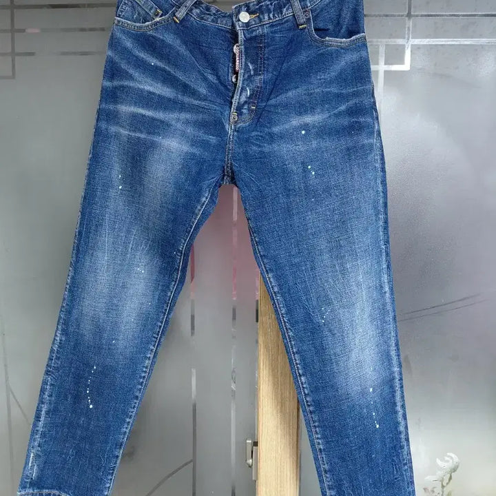 [BUNJANG] Dsquared2 Splatter Denim Jeans / Dsquared2 스플래터 데님 청바지