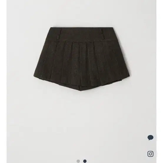 [BUNJANG] Yoonseul Shop Check Wool Skirt Pants Brown / 윤슬샵 체크 울 스커트 팬츠 브라운
