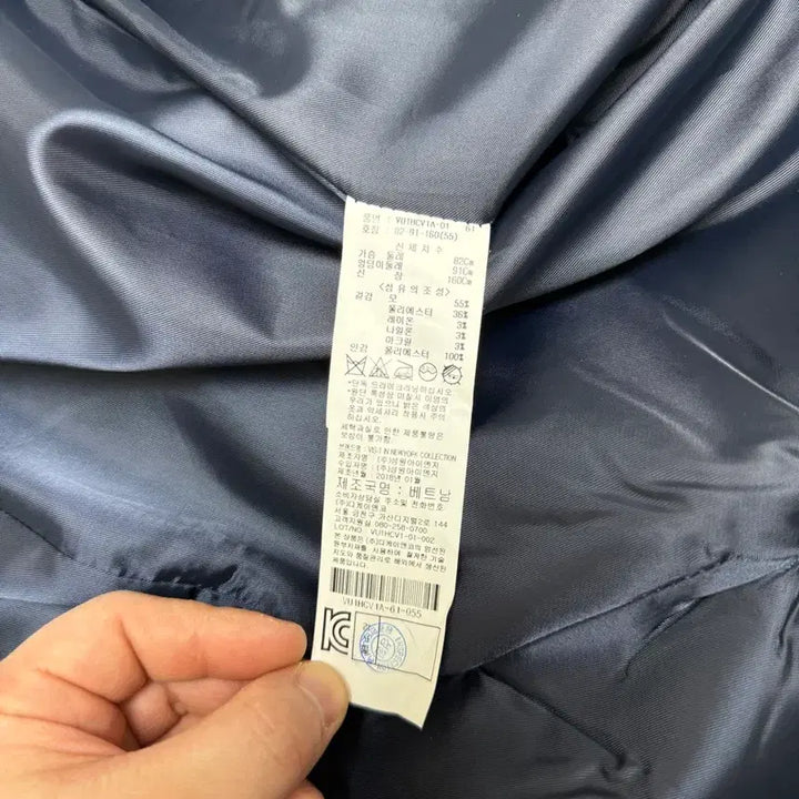 [BUNJANG] Visit in New York Wool Check Long Coat - Size 55 / 비지트인뉴욕 울 체크 롱코트 55 / 백화점 구매 / 상태좋음