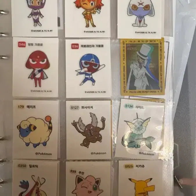 [BUNJANG] Keroro Ttibueseel Sticker Bundle Set / 케로로 띠부씰!! 일괄 !!