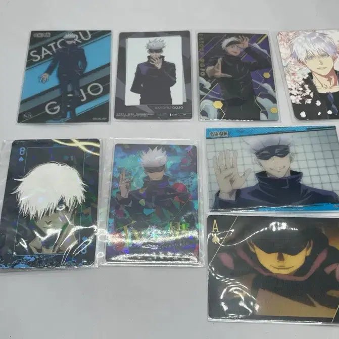 [BUNJANG] Jujutsu Kaisen Gojo Satoru Bundle Set Photocard / 주술회전 고죠 사토루 포카 파샤 웨하스 트럼프 지류 일괄