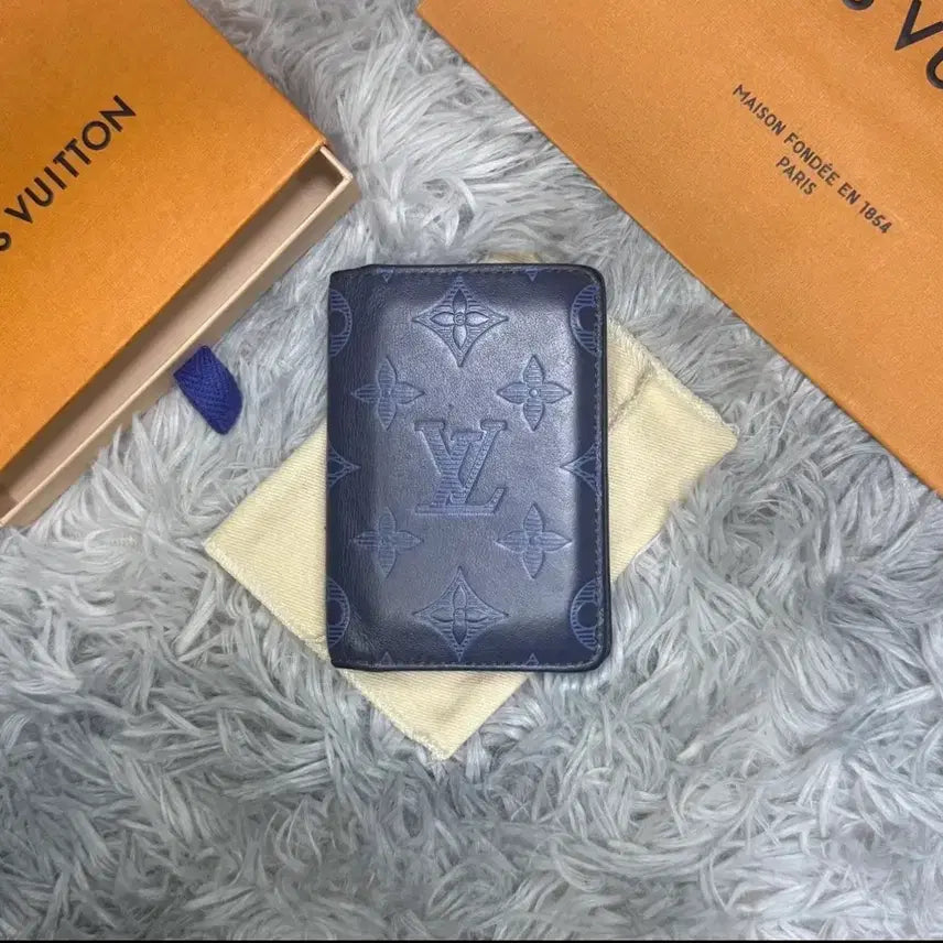 [BUNJANG] Louis Vuitton Shadow Organizer Navy / {OS} 루이비통 쉐도우 오거나이저 네이비