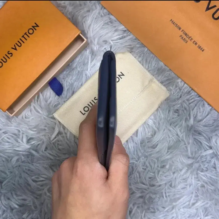 [BUNJANG] Louis Vuitton Shadow Organizer Navy / {OS} 루이비통 쉐도우 오거나이저 네이비