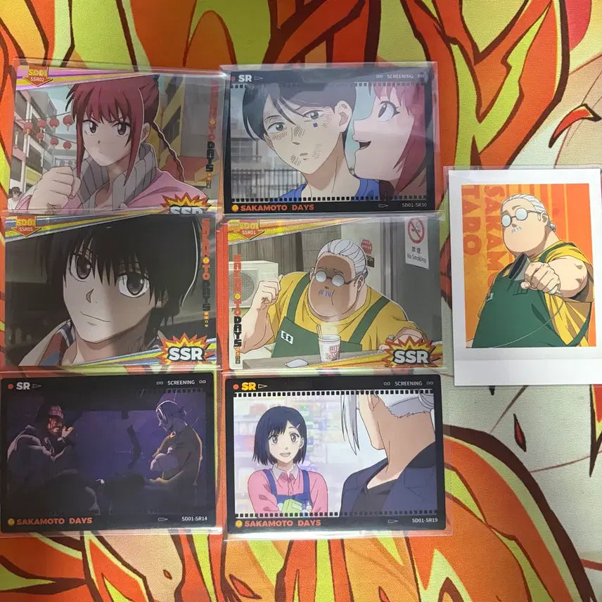 [BUNJANG] Sakamoto Days Card Bundle Set / 사카모토 데이즈 카드 굿즈 일괄