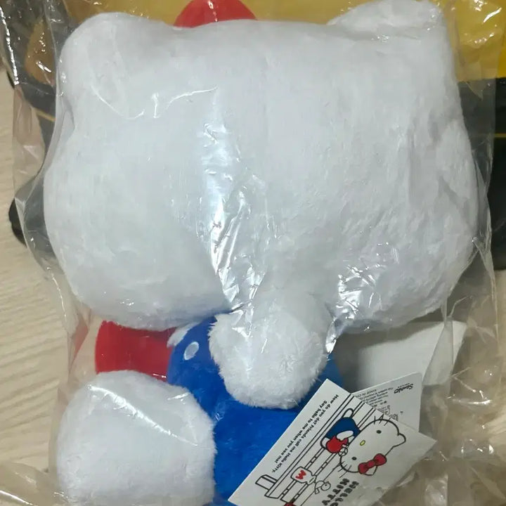 [BUNJANG] Hello Kitty Blue Dress Ribbon Plush Doll / 헬로키티 인형 블루 원피스 리본 봉제인형