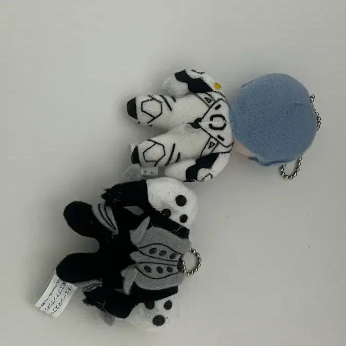 [BUNJANG] Evangelion Sega Ayanami Rei &amp; Sachiel Plush Doll Keyring / 에반게리온 세가 아야나미 레이 사키엘 누이 인형 키링