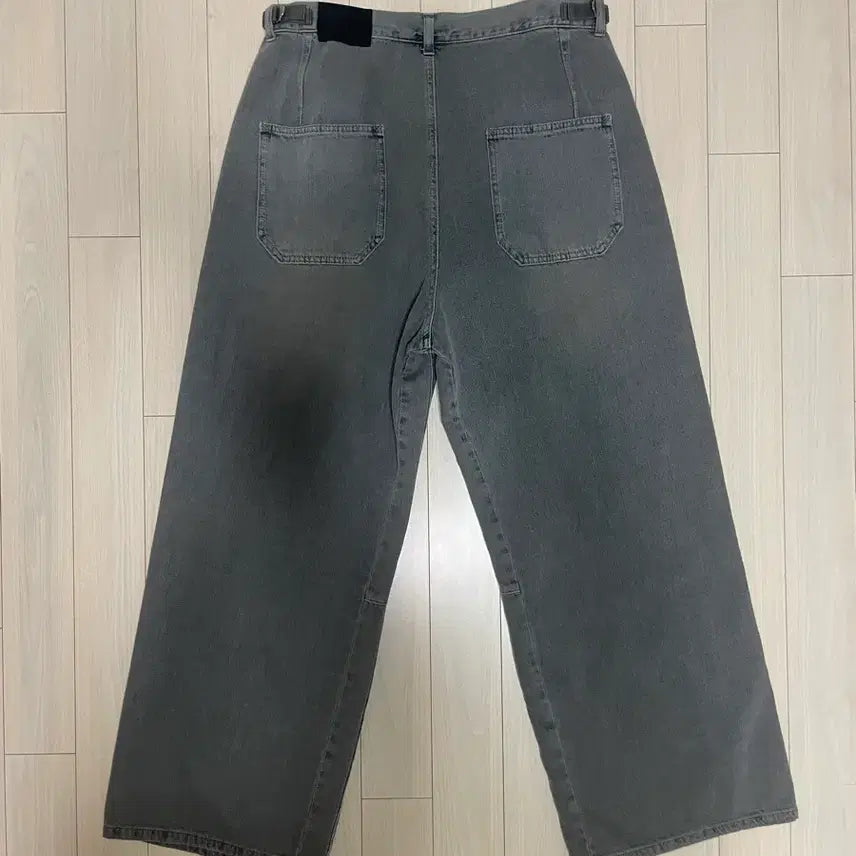 [SOLD OUT] (4) 폴리테루 고시마 데님 팬츠 블리치드 그레이/polyteru