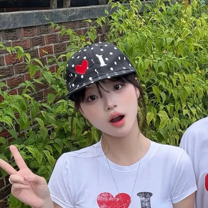 [BUNJANG] Unisex Dot Pattern Ball Cap / 모자 판매