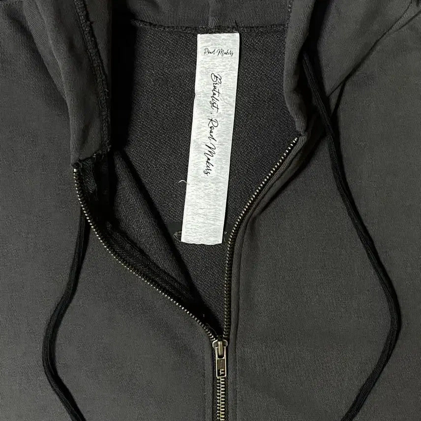 [BUNJANG] Brutalist9964 Black Hoodie Zip-up / Brutalist9964 블랙 후드 집업