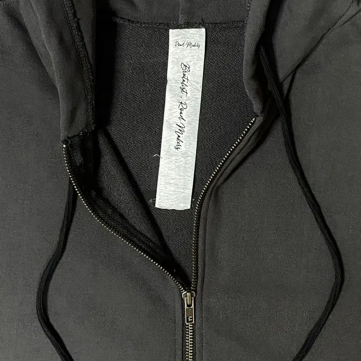 [BUNJANG] Brutalist9964 Black Hoodie Zip-up / Brutalist9964 블랙 후드 집업