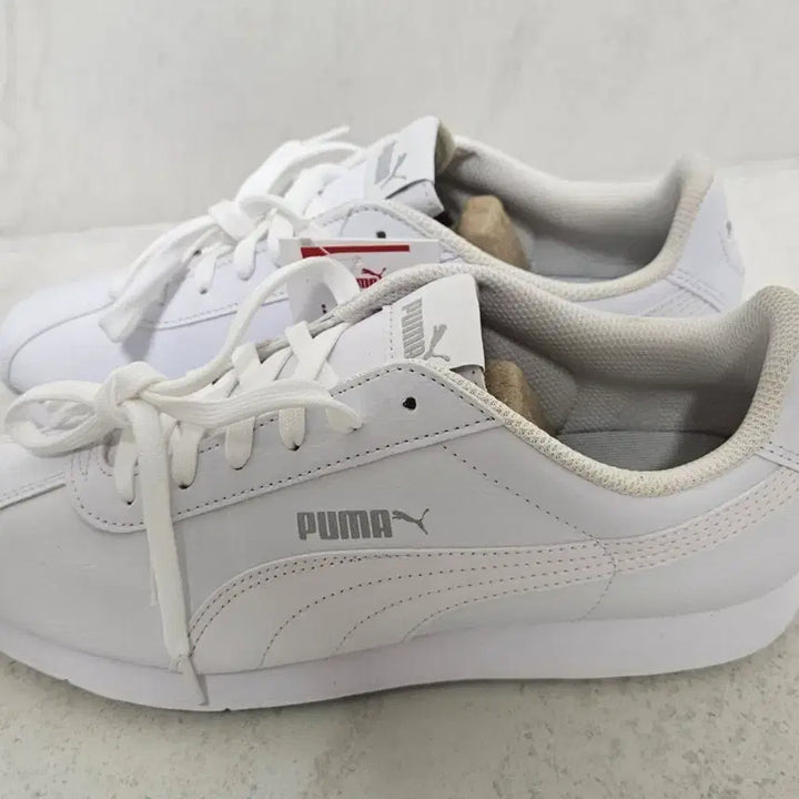 [BUNJANG] Puma Turin White Sneakers / 퓨마 신발 튜린 화이트 275