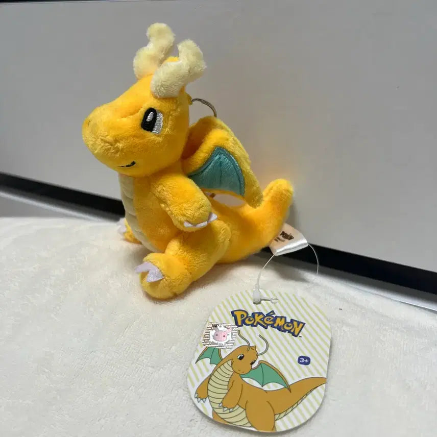 [BUNJANG] Pokemon Dragonite 8cm Keyring Plush Doll / 포켓몬 망나뇽 8cm 키링 인형