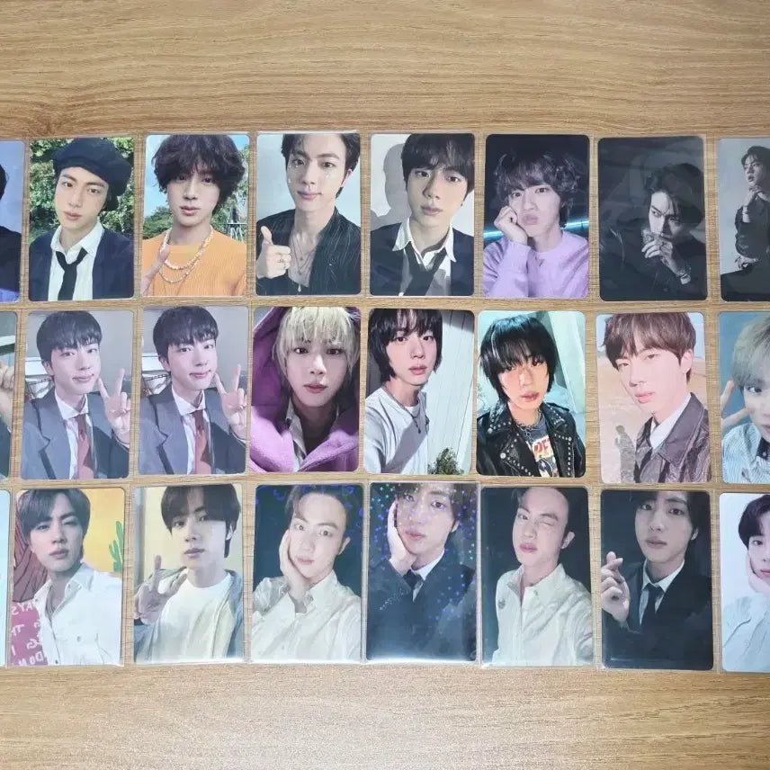 [BUNJANG] BTS Jin BE Butter Happy M2U FC Universal Lucky Draw Bundle Set / 방탄bts 석진 be 버터 해피 엠투유 fc 유니버셜 포카 럭드 일괄양도