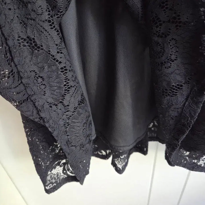 [BUNJANG] Self-Made Black Lace Long Dress / 자체제작 데이트룩 모임룩 블랙 레이스 롱 원피스