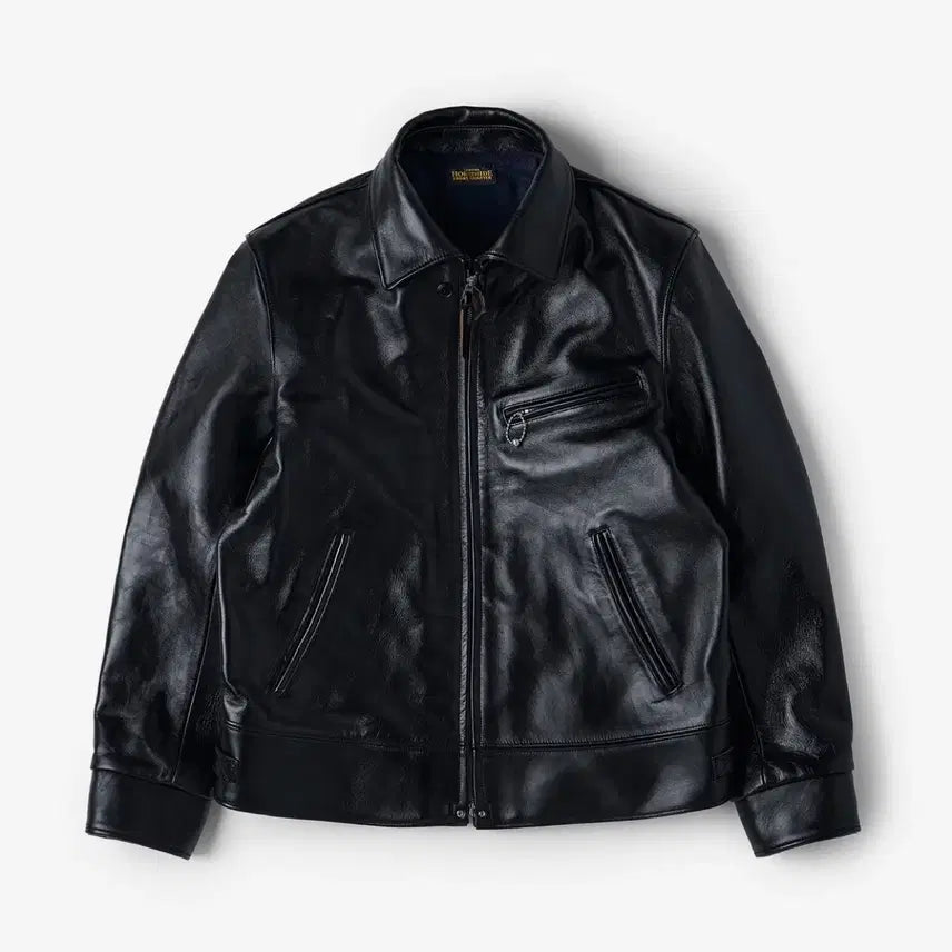 [BUNJANG] COLIMBO Cattle Driver Black Leather Jacket / [42] 콜림보 캐틀드라이버 블랙 스포츠자켓