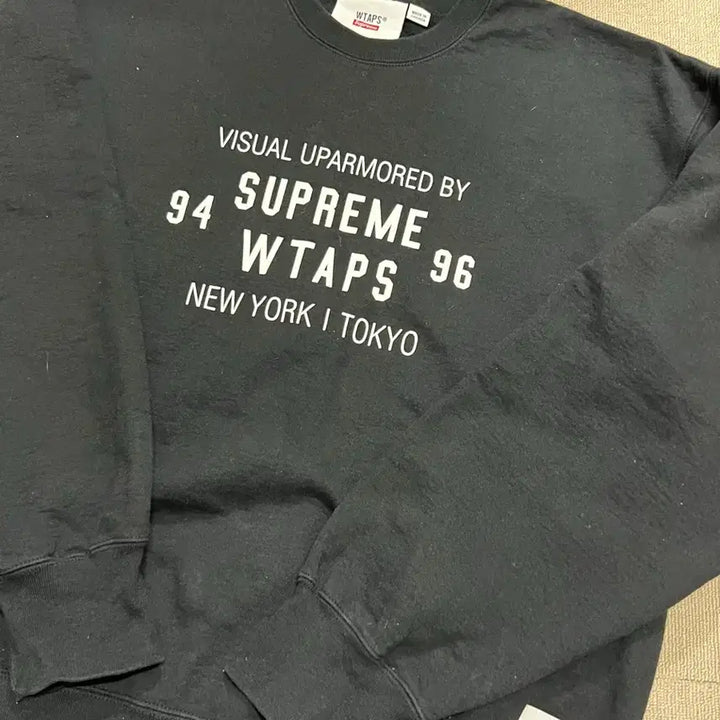 [BUNJANG] Supreme WTAPS Black Sweatshirt XL / [XL] 슈프림 X WTAPS 맨투맨 블랙