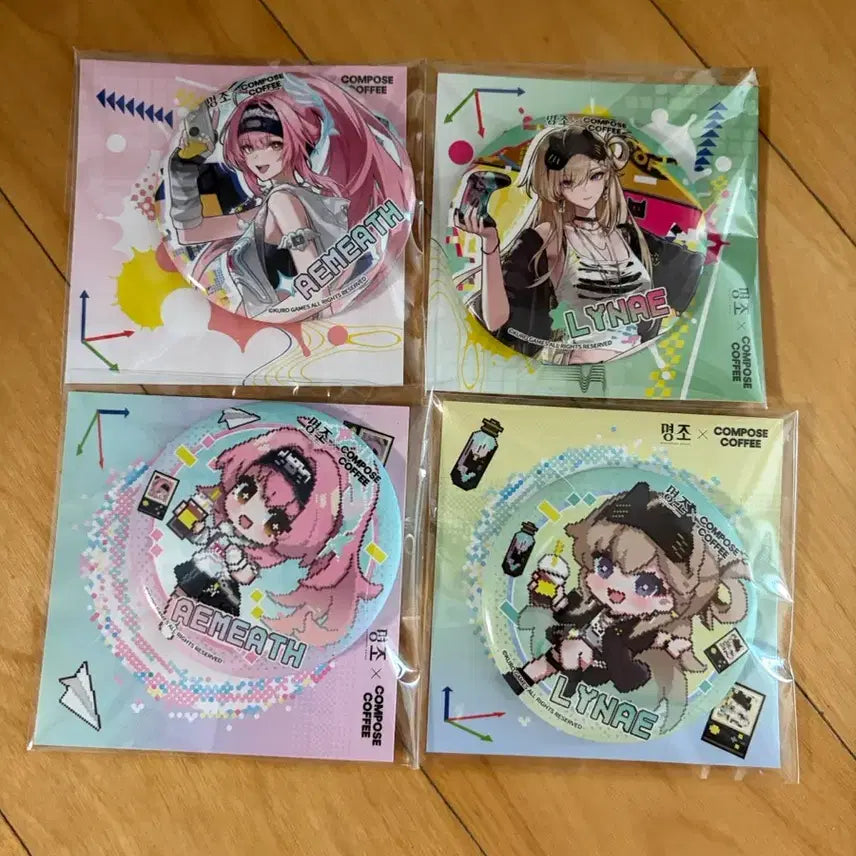 [BUNJANG] Myriad Colors Compose Badge Bundle / 명조 컴포즈 캔뱃지 일괄