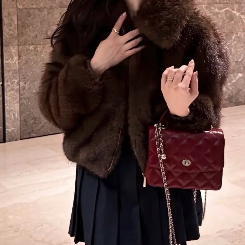 [BUNJANG] Siosomomo Chain Romance Rouge Holiday Limited Edition Bag / 시오모모 체인로맨스 루즈 홀리데이 한정판