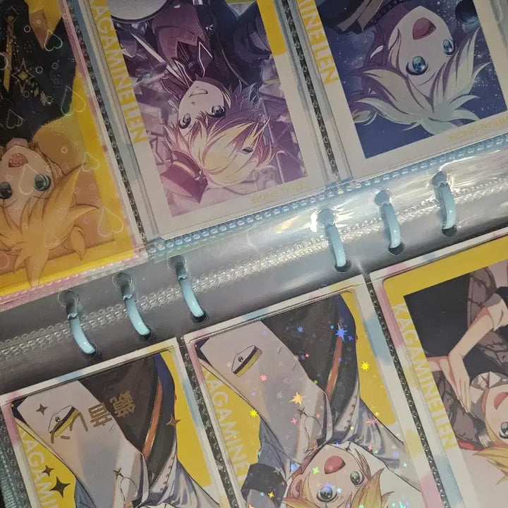 [BUNJANG] Photocard Binder + Sleeves / 블루 글리터 6공 포카 포토카드 바인더+속지 판매