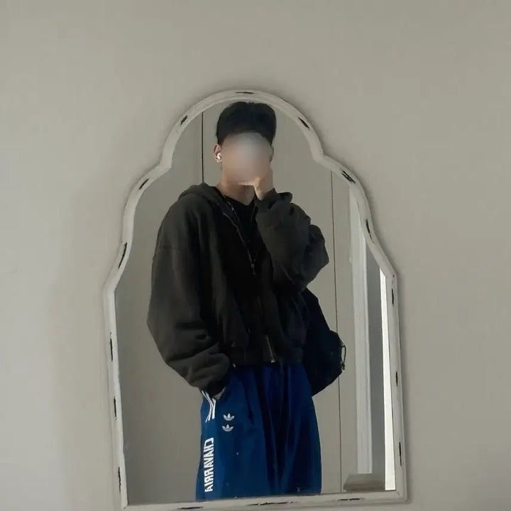 [SOLD OUT] (M)루단 워시드 아웃 패디드 후드집업 luudan