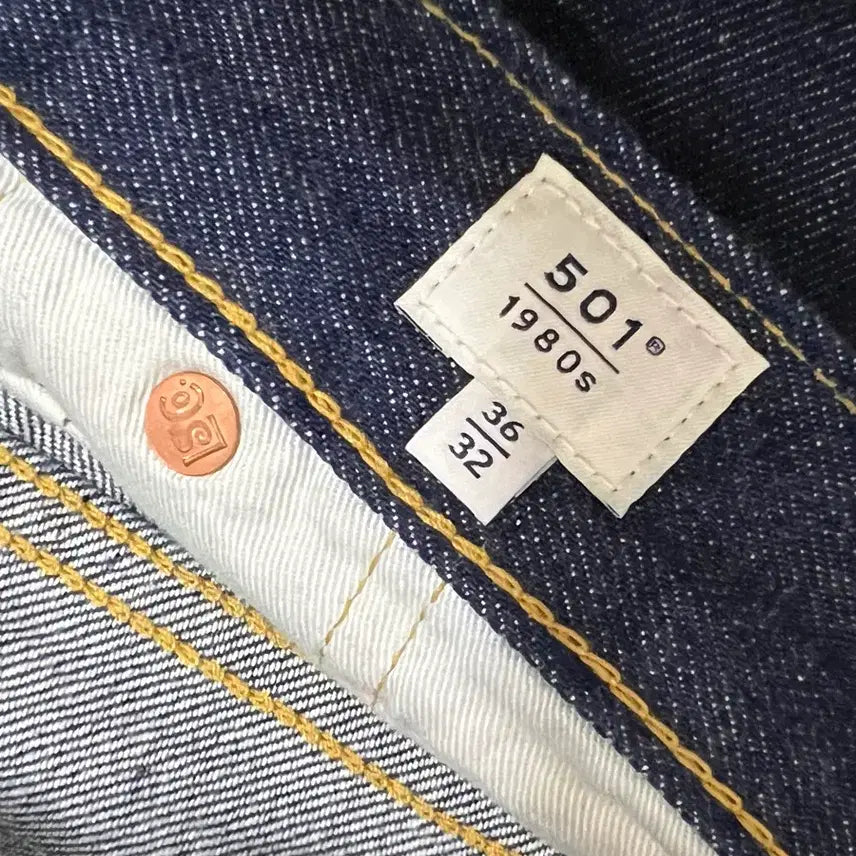 [BUNJANG] Levi's Blue Tab 501 Selvedge Denim / [36/32] 리바이스 블루탭 501 셀비지데님