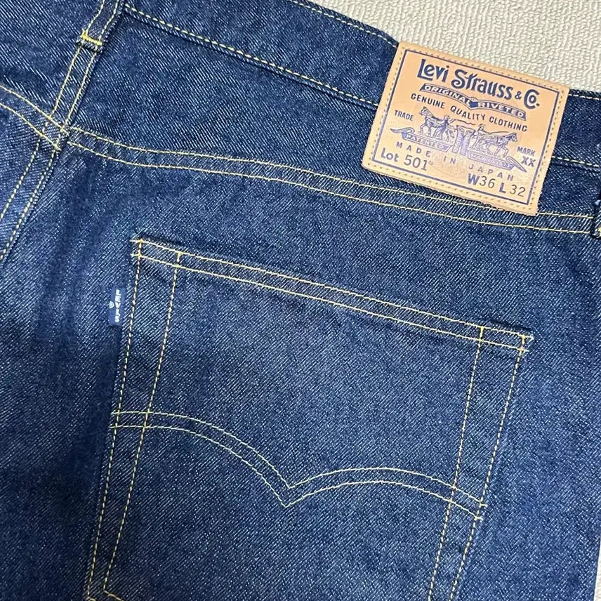 [BUNJANG] Levi's Blue Tab 501 Selvedge Denim / [36/32] 리바이스 블루탭 501 셀비지데님
