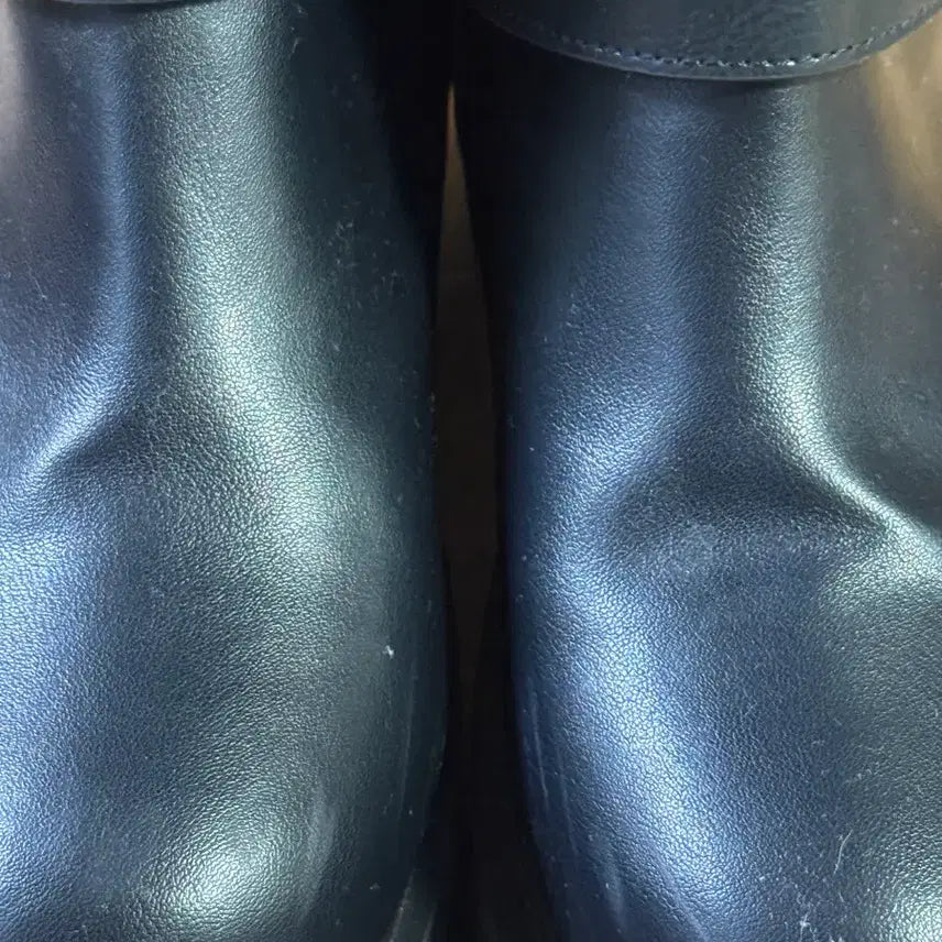 [BUNJANG] Aszune Maya Midi Buckle Boots Black 250 / 애즈온 마야 미디 버클 부츠 블랙 250