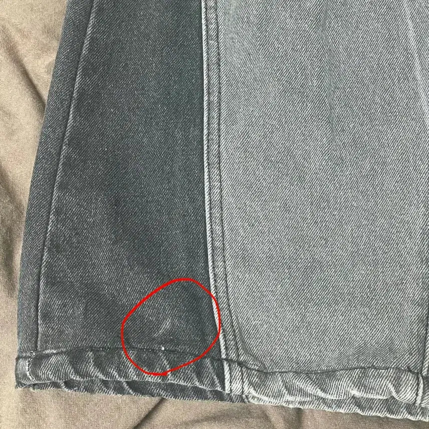 [BUNJANG] ADER ERROR Twister Denim Jeans Black A1 / [A1] 아더에러 트위스터 데님 진스 블랙 색상 중고품