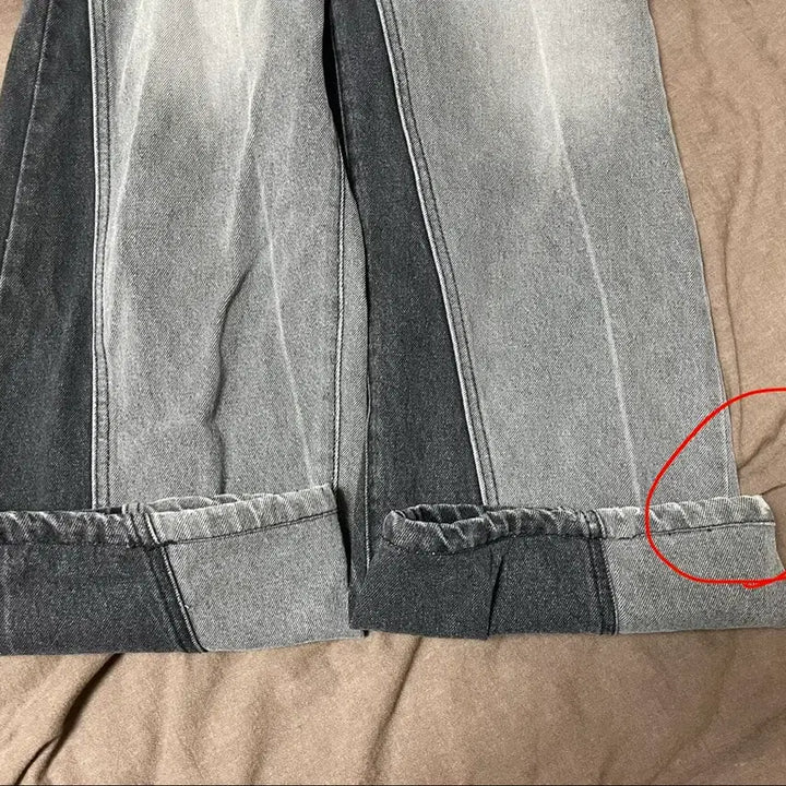 [BUNJANG] ADER ERROR Twister Denim Jeans Black A1 / [A1] 아더에러 트위스터 데님 진스 블랙 색상 중고품
