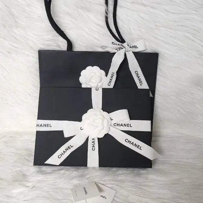 [BUNJANG] Chanel WOC Box Mini Flap Set / 10-1)샤넬 WOC박스미니플랩 박스 까멜리아쇼핑백 속지셋트