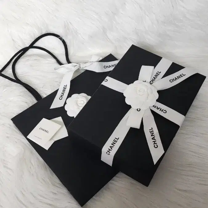 [BUNJANG] Chanel WOC Box Mini Flap Set / 10-1)샤넬 WOC박스미니플랩 박스 까멜리아쇼핑백 속지셋트