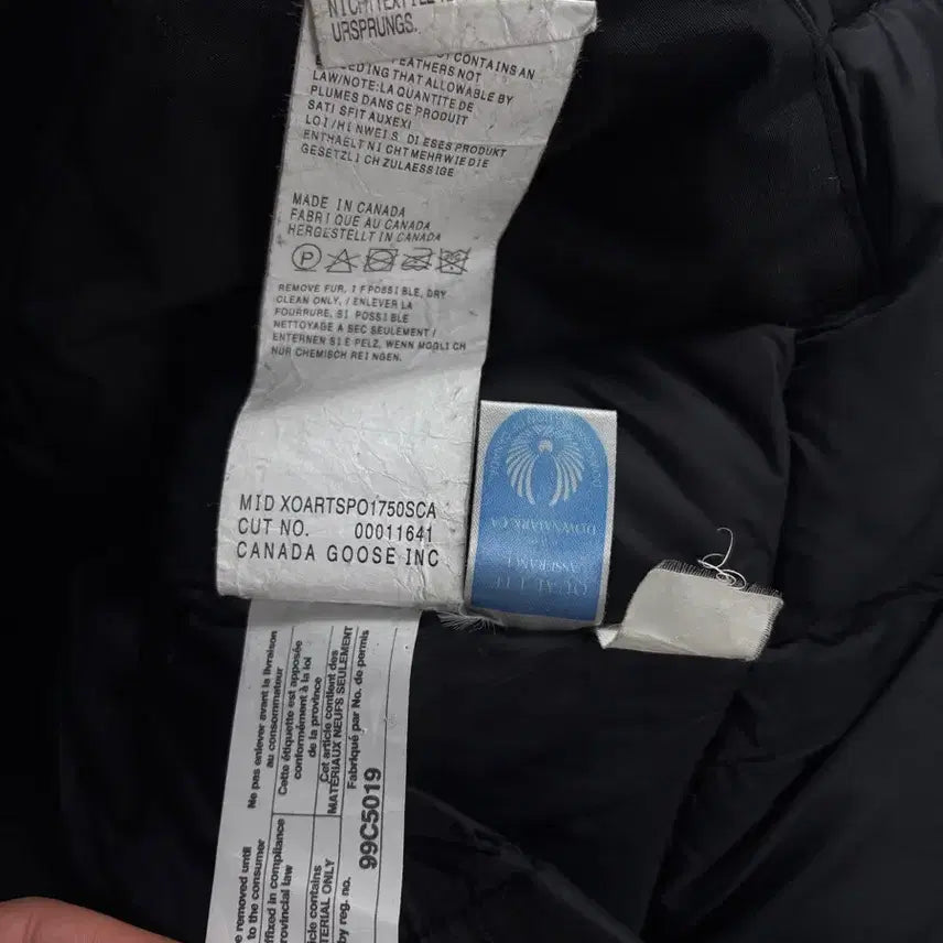 [BUNJANG] Canada Goose Black Padded Jacket / 캐나다구스 블랙 패딩 점퍼