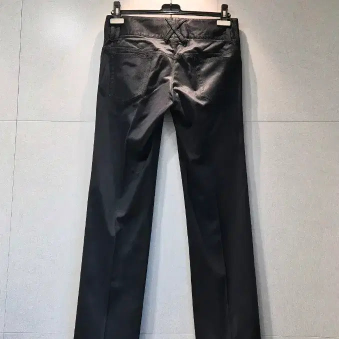 [BUNJANG] Dolce & Gabbana Black Silver Belted Pants / DOLCE&GABBANA 돌체앤가바나 정품 여성 블랙 은장 벨트 바지