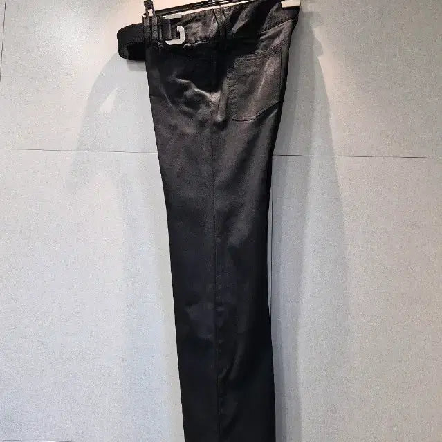 [BUNJANG] Dolce & Gabbana Black Silver Belted Pants / DOLCE&GABBANA 돌체앤가바나 정품 여성 블랙 은장 벨트 바지