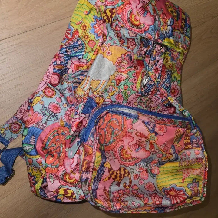 [BUNJANG] Oilily Foldable Backpack / 오일릴리 접이식백팩