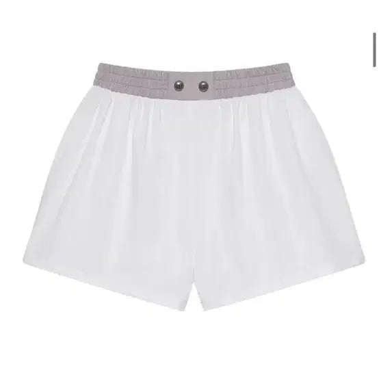 [SOLD OUT] 새제품/ 블랙퍼플 페이즈 새깅 쇼츠 화이트