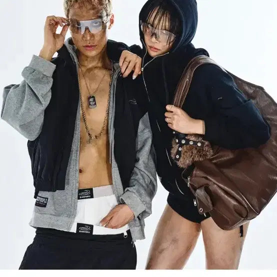 [SOLD OUT] 새제품/ 블랙퍼플 페이즈 새깅 쇼츠 화이트