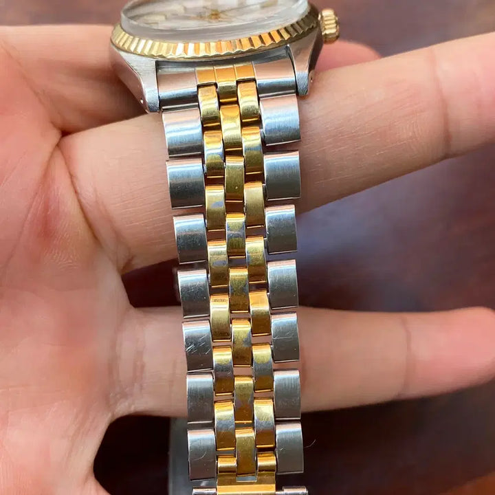 [BUNJANG] Tudor Prince Gold-Plated Automatic Watch / [14k 베젤] 빈티지 튜더 프린스 콤비 금장 썬레이 오토메틱