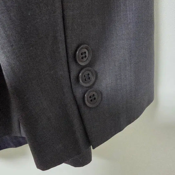 [BUNJANG] Parkland Gray Stripe Suit Jacket / 100 파크랜드(봄여름용) 찐그레이색 스트라이프 정장 자켓