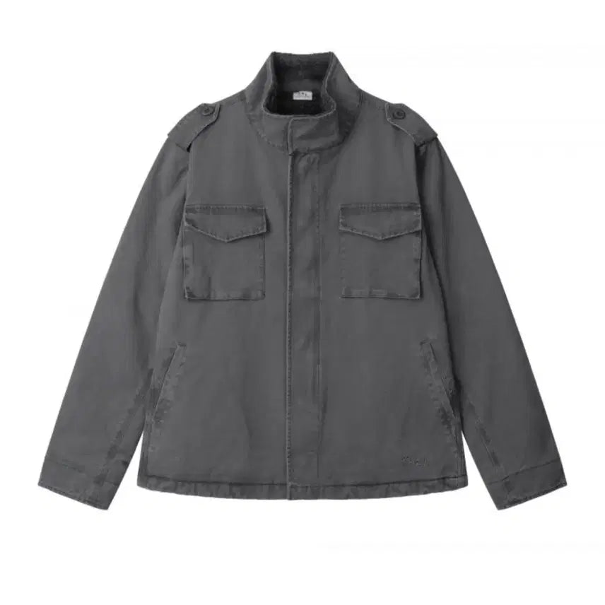 [BUNJANG] Earth Globe Field Jacket Charcoal / 어스지구 필드자켓 차콜