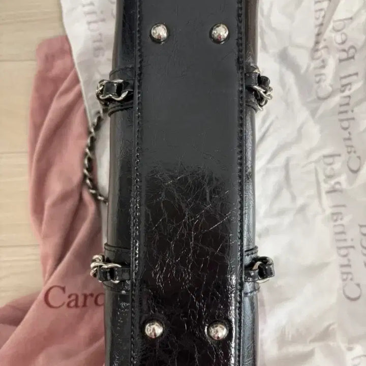 [BUNJANG] Tenver Bag Cardinal Red Black / 새상품급) 카디널레드 텐버백 블랙