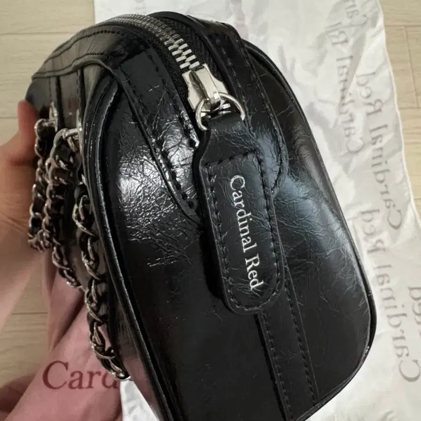 [BUNJANG] Tenver Bag Cardinal Red Black / 새상품급) 카디널레드 텐버백 블랙