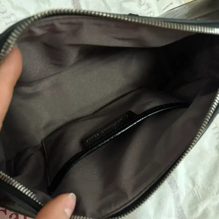 [BUNJANG] Tenver Bag Cardinal Red Black / 새상품급) 카디널레드 텐버백 블랙