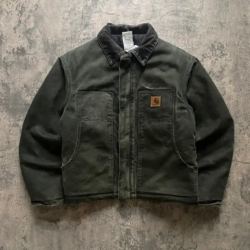 [BUNJANG] Carhartt Arctic C26 Custom Detroit Jacket Moss Green Vintage / M 빈티지 칼하트 아크틱 C26 MOS 커스텀